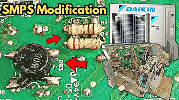 Daikin Mini Split AC Motherboard Fix For U4 Error (Modification)