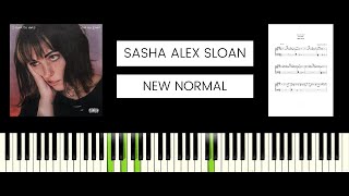 Sasha Alex Sloan - New Normal (BEST PIANO TUTORIAL & COVER)