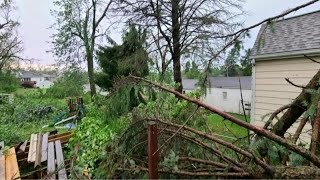 Local residents react to storms across midwest