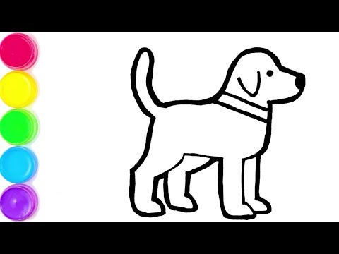 Vídeo: Como Desenhar Um Cachorro Com Tintas