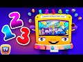 Learn 1 To 10 Counting 🎨 | Colorful Cartoon Learning Songs | Bebe Rhymes Rendra