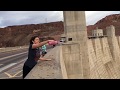 Water "Defies Gravity" at the Hoover Dam