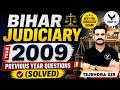 Bihar Judiciary 2009 PYQs (Solved) | Previous Year Questions with Detailed Explanation