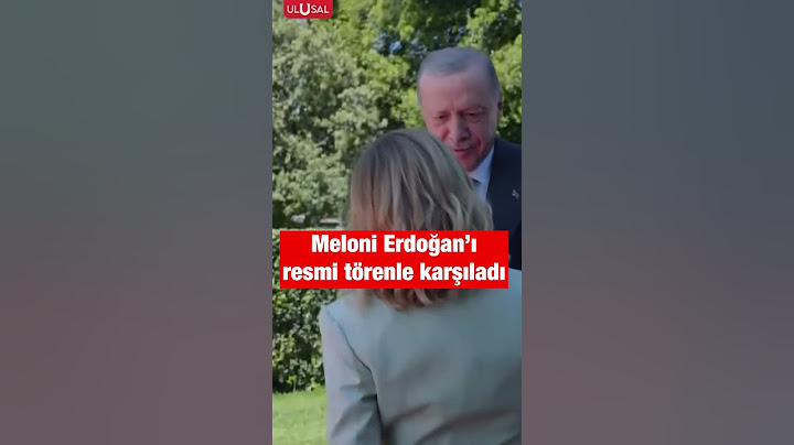 Giorgia Meloni Erdoğan'ı İtalya'da resmi törenle böyle karşıladı #shorts #erdoğan #meloni #keşfet