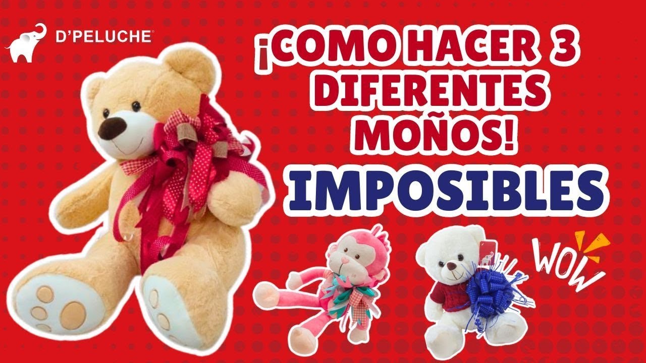 ¡Cómo hacer 3 diferentes Moños Imposibles!