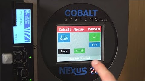 Nexus 20 High Speed Label Print and Apply Demo