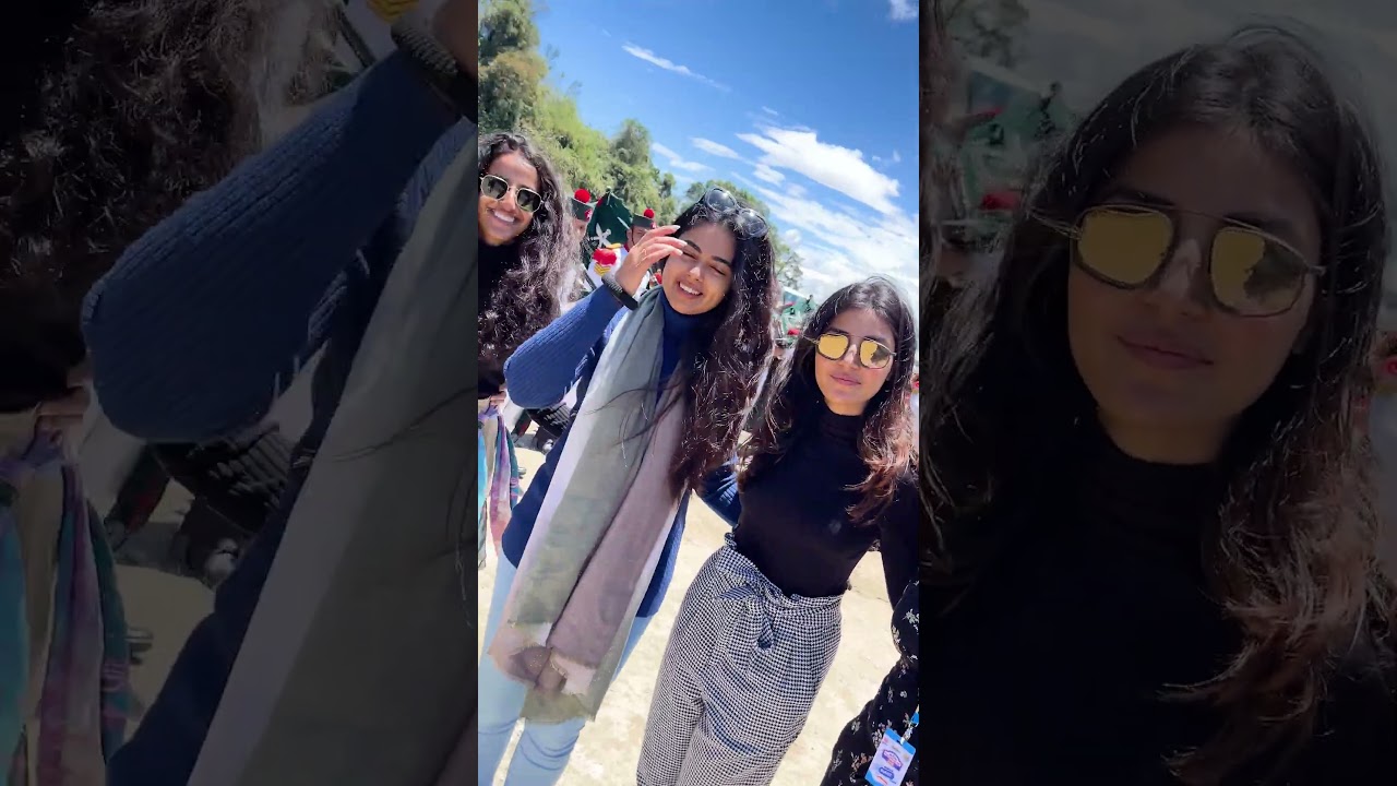 HarshitaGaur, SiddhiIdnani and ApoorvaSrinivasan in ArunachaPradesh for   Trans Arunachal Drive