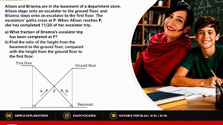 Could you find the correct ratio?(IB Math similarity)