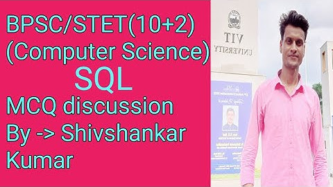 SQL MCQ |STET SQL MCQ|BIHAR STET|COMPUTER SCIENCE|DBMS MCQ|#mcqsquiz #sql#viral #2023