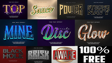 2022 3D Text Effect Part 39