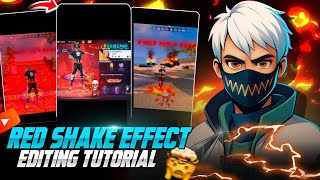 Viral 🪽red Glitch Effect 🤯 Editing Tutorial Like@bonex4_ff || Bonex Ff Editing Tutorial