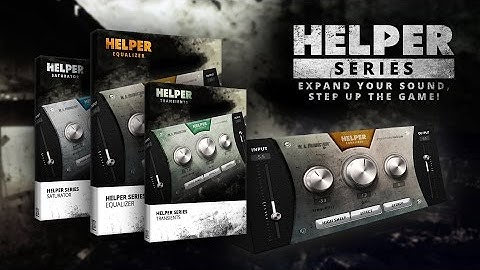 HELPER Series 3in1 BUNDLE Review | VST, VST3, AU [Saturator, EQ, Transient Shaper] ☢