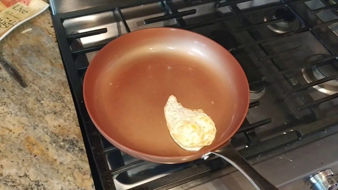 37. Perfect over easy eggs Copper Chef fry pan how to make YouTube