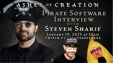 Pirate Software Interviews Steven Sharif | Ashes of Creation Reacts, Chat & Chill