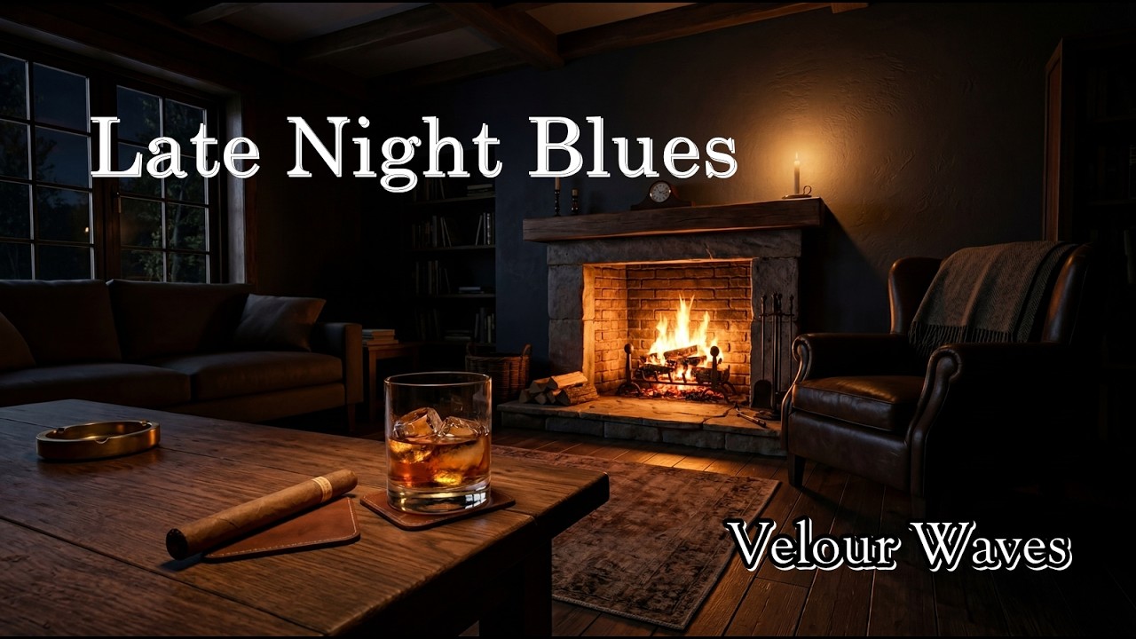 Cover Late Night Blues 🎷Best Relaxing Music 🎶 Smooth Slow Blues
