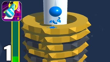 Stack Smash Ultimate - Gameplay Walkthrough Part 1 All Levels (Android & iOS)