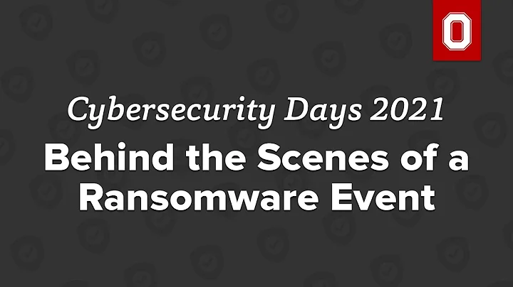 Cybersecurity Days 2021 - Technical Forum Keynote