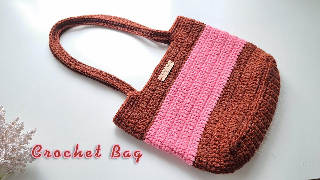 DIY Crochet Tote Bag Tutorial 💖💖💖  | Toh Handmade