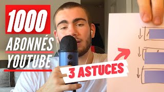 3 astuces pour atteindre 1 000 abonnés sur YouTube en seulement 3 mois (même si tu pars de zéro)