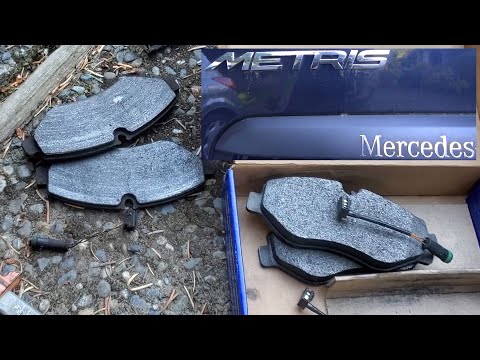 Mercedes METRIS Front Brake Pads Replacement. Замена передних тормозных колодок Mercedes METRIS