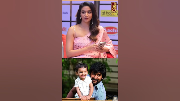 Nani பையன் எனக்கு Birthday wish பண்ணுவான்..! - Cute ஆன Voice Note Play g Keerthy Suresh #nani #short