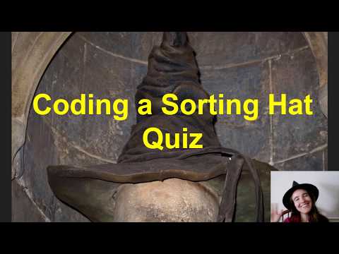 Coding a Harry Potter Sorting Quiz - Python Project Part 1/3