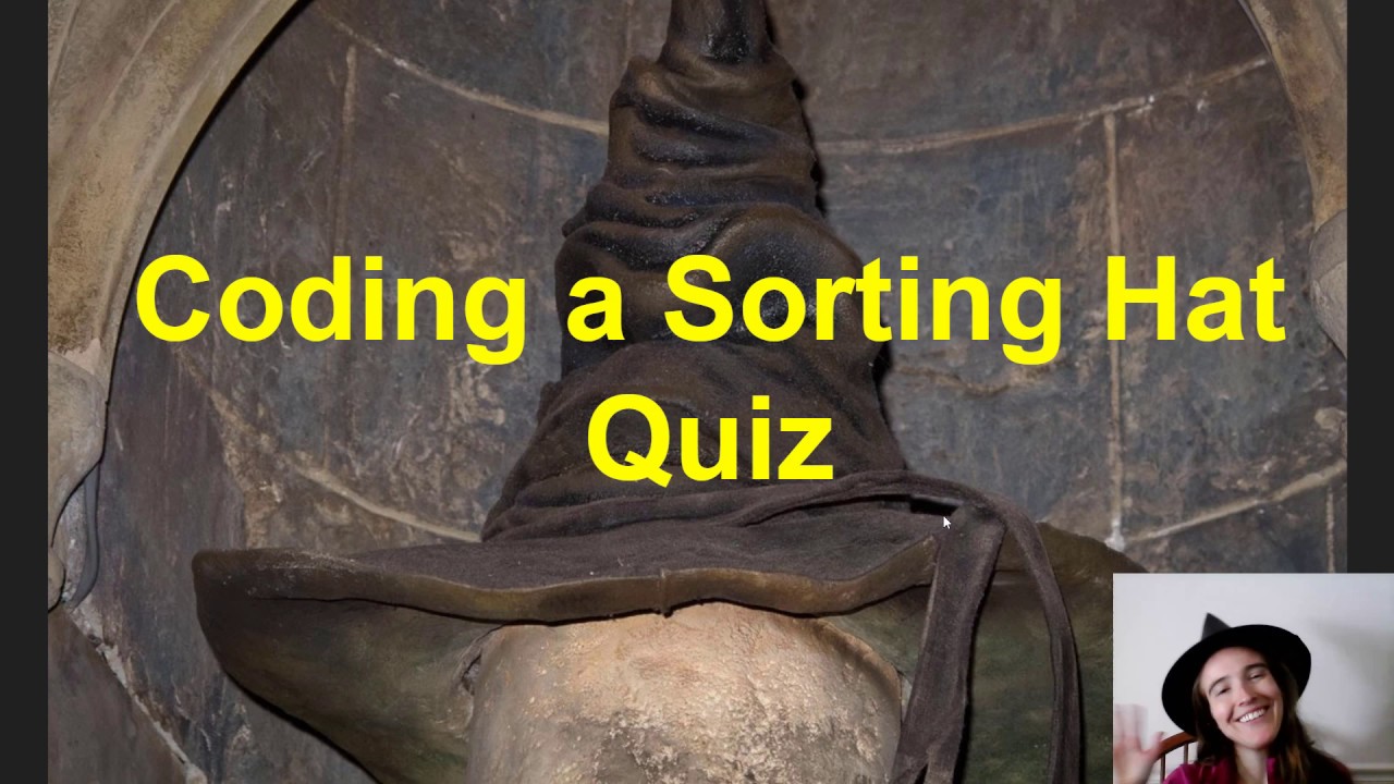 Coding a Harry Potter Sorting Quiz - Python Project Part 1/3 - YouTube