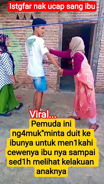 This young man was so angry that he asked his mother for money to marry his mother's girlfriend t...