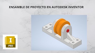 Tutorial Autodesk Inventor 2025. Proyecto para examen universitario 2. Ensamble de 3 piezas Inventor