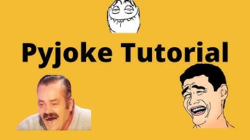 python pyjoke automatically write random programming jokes