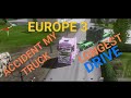 EUROPE 3 SIMULATOR REALISTIC LONGEST UNIVERSAL TRUCK DRIVING #gaming #shorts #eurotrucksimulator2