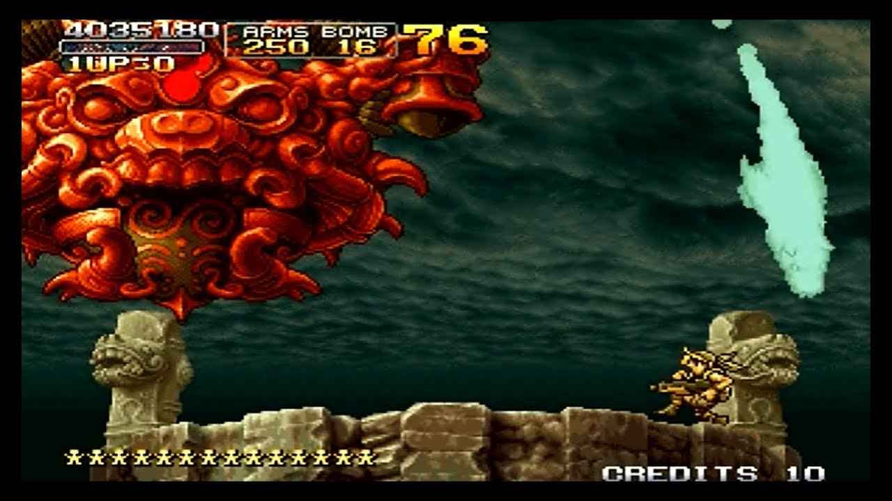 Sol Dae Rokker METAL SLUG 3 Mission 4 Boss Battle(Eri Vs. Sol Dae Rokker) - YouTube