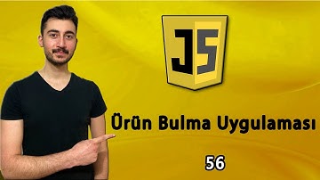 56) Ürün Arama Uygulaması | Diziler | JAVASCRIPT Dersleri
