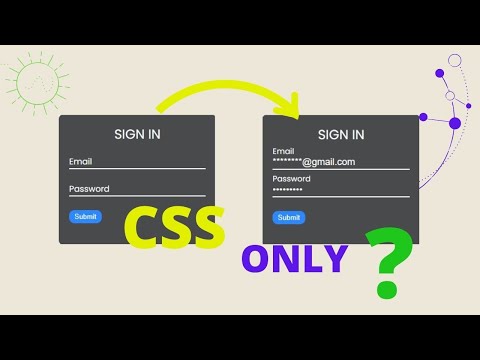 Animated Login Form Using HTML & CSS | JH coder | Make Sign In Form Design