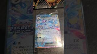 Pokemon Prismatic Evolutions Glaceon EX the 1 of 9 card in my Suprise Box 🔥#pokemon