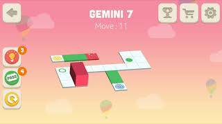 Bloxorz: Roll the Block. Gemini 7. 3 Stars screenshot 3