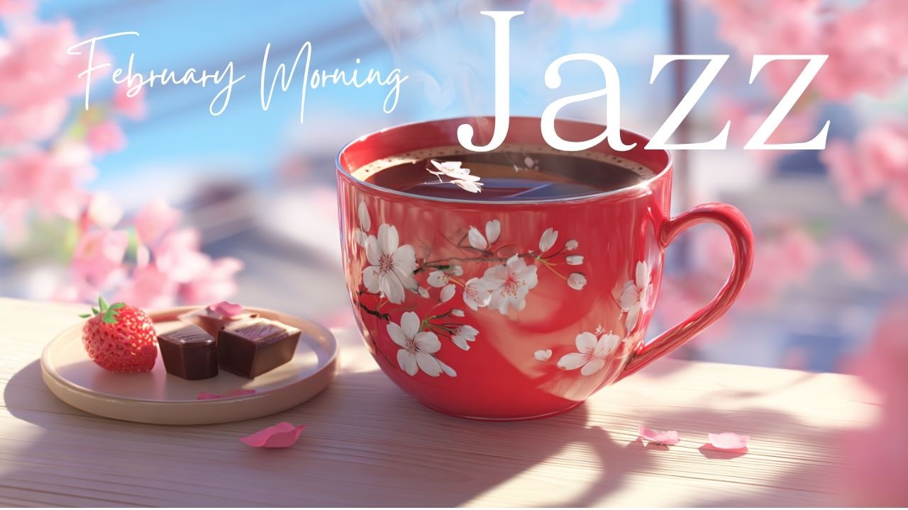 Productive Cafe Music for Study & Work | Spring Bossa Nova & February Jazz