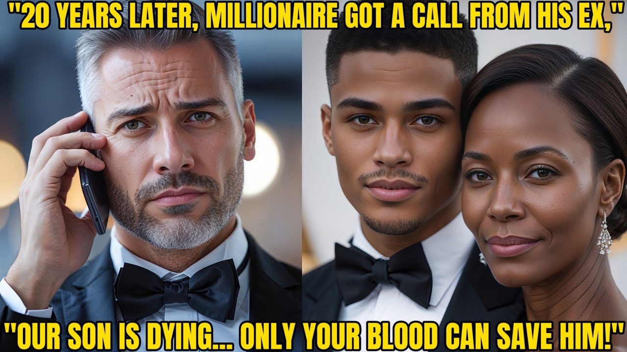 MILLIONAIRE GOT CALL FROM EX: “OUR SON NEEDS A DONOR… ONLY YOUR BLOOD CAN SAVE HIM!” HE RAN WITHOUT…