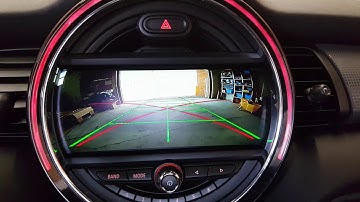 Installation Oem fit backup reverse camera 2017 mini Cooper