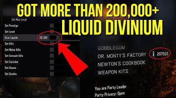 How I Got 200,000 Liquid Divinium In 20 Minutes... (New BO3 Liquid Divinium Glitch)