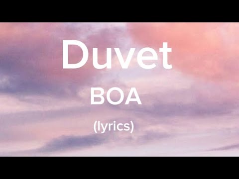 And you don't seem to understand.. (Duvet -Boa lyrics) - YouTube
