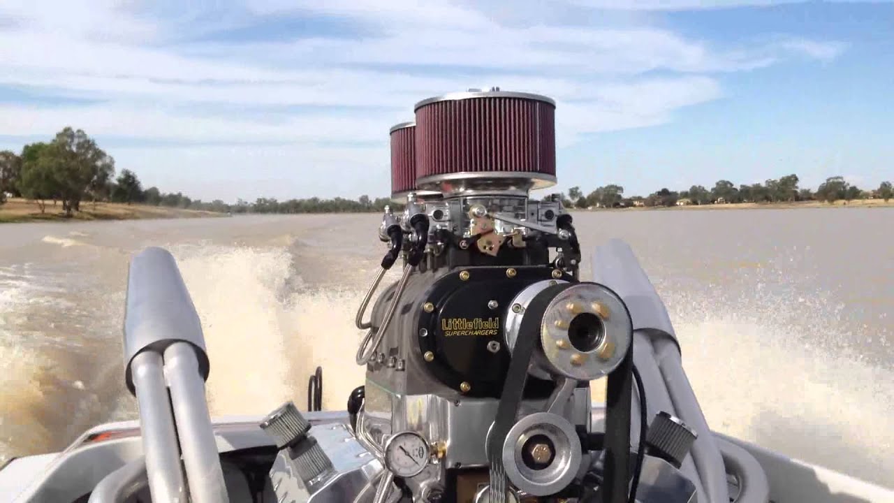 Blown Bahner 79 Jet Boat Berkeley Lake Test 2 ROOST YouTube