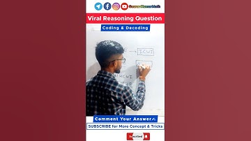 Coding And Decoding | Find logic & Comment Your Answer✍️ | By Gaurav Kumar #shorts #reasoning