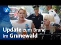 Brand im Grunewald in Berlin: Die aktuelle Lage mit Statement von Bürgermeisterin Giffey