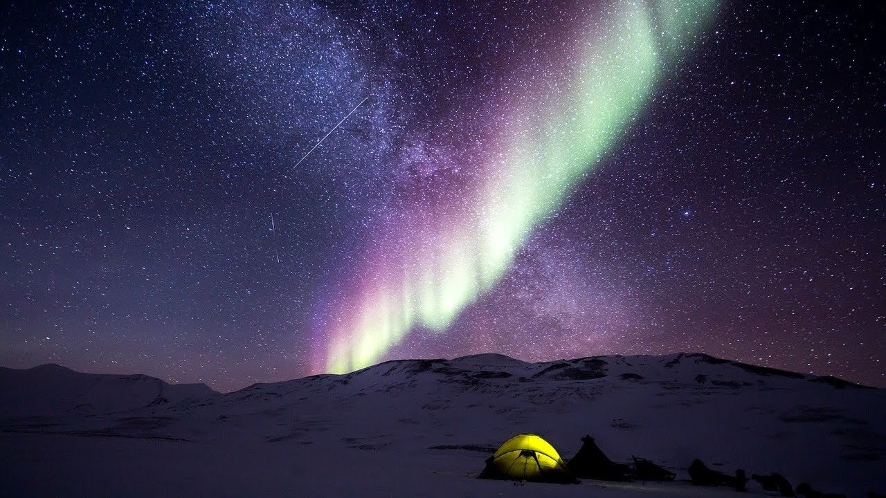 Northern Lights Relaxing Music - 1 Hour of Aurora Borealis and Relaxing ...