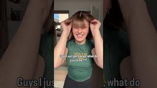 Everyone needs a bangs wig in their wardrobe 😉 #wigs #hairtok #alopecia