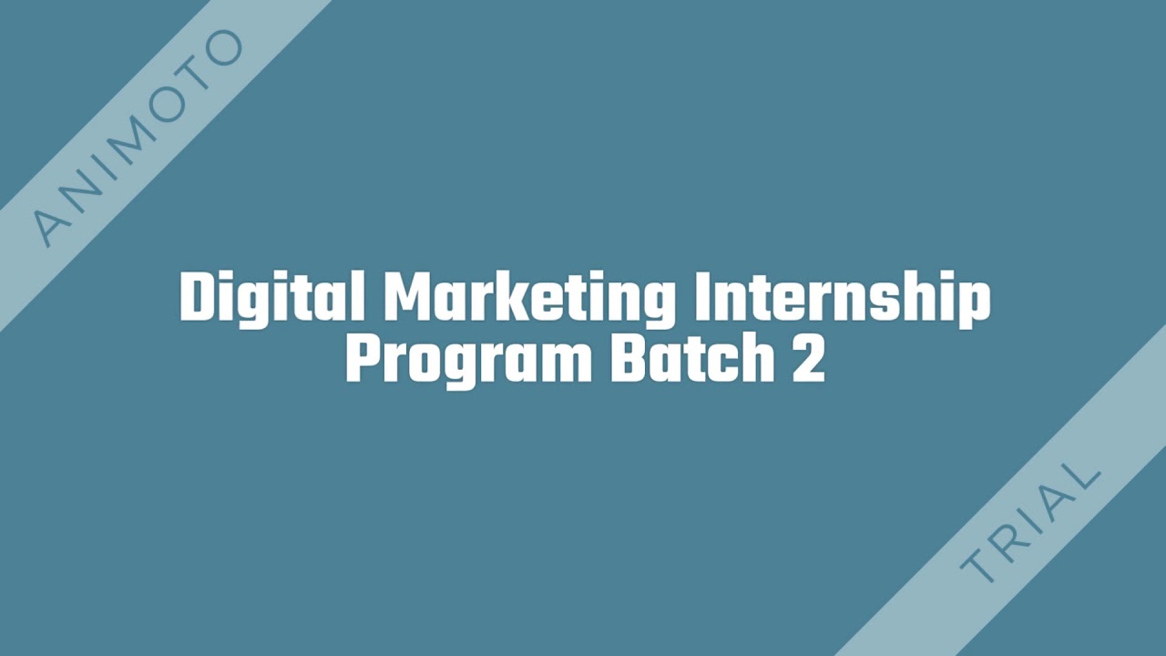 Digital Marketing Internship Program (Batch - 2) by Digital Kanakaraju ...
