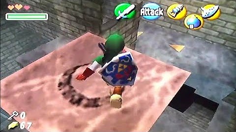 Ocarina of Time: Forest Temple Ground Jump / Block Room Hover