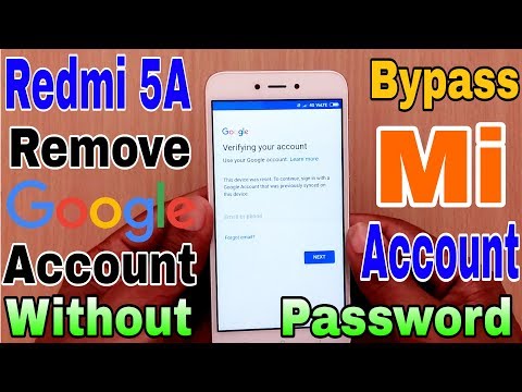 Redmi 5A Remove Google Account | Redmi 5A Remove Mi Account | Without Password Delete Gmail Account