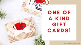 Add a HANDMADE touch to your GIFT CARDS!